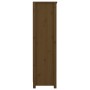 Estantería madera maciza de pino marrón miel 80x35x126 cm de vidaXL, Librerías y estanterías - Ref: Foro24-821687, Precio: 14...