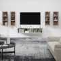 Set de muebles de TV 6 pzas madera contrachapada gris hormigón de vidaXL, Muebles TV - Ref: Foro24-3114345, Precio: 293,20 €,...