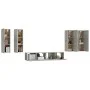 Set de muebles de TV 6 pzas madera contrachapada gris hormigón de vidaXL, Muebles TV - Ref: Foro24-3114345, Precio: 283,20 €,...