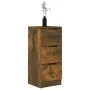 Aparadores 2 uds madera contrachapada roble ahumado 30x30x70 cm de vidaXL, Aparadores - Ref: Foro24-817013, Precio: 76,46 €, ...