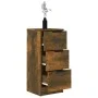 Aparadores 2 uds madera contrachapada roble ahumado 30x30x70 cm de vidaXL, Aparadores - Ref: Foro24-817013, Precio: 76,46 €, ...