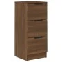 Aparador madera contrachapada color marrón roble 30x30x70 cm de vidaXL, Aparadores - Ref: Foro24-817016, Precio: 61,12 €, Des...