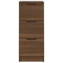 Aparador madera contrachapada color marrón roble 30x30x70 cm de vidaXL, Aparadores - Ref: Foro24-817016, Precio: 61,12 €, Des...