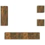 Set de muebles de TV 5 pzas madera contrachapada roble ahumado de vidaXL, Muebles TV - Ref: Foro24-3114443, Precio: 124,17 €,...