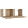 Set de muebles para TV 5 pzas madera contrachapada roble Sonoma de vidaXL, Muebles TV - Ref: Foro24-3114248, Precio: 177,86 €...