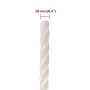 Cuerda de trabajo polipropileno blanco 10 mm 25 m de vidaXL, Sogas y cuerdas metálicas - Ref: Foro24-153050, Precio: 13,96 €,...