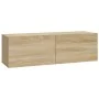 Set de muebles para TV 6 pzas madera contrachapada roble sonoma de vidaXL, Muebles TV - Ref: Foro24-3114616, Precio: 216,14 €...
