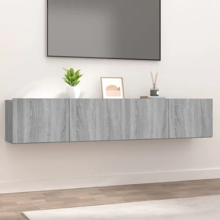 Muebles de TV 2 uds madera ingeniería gris Sonoma 80x30x30 cm de vidaXL, Muebles TV - Ref: Foro24-820464, Precio: 69,99 €, De...