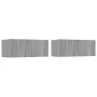 Muebles de TV 2 uds madera ingeniería gris Sonoma 80x30x30 cm de vidaXL, Muebles TV - Ref: Foro24-820464, Precio: 69,99 €, De...