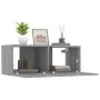 Muebles de TV 2 uds madera ingeniería gris Sonoma 80x30x30 cm de vidaXL, Muebles TV - Ref: Foro24-820464, Precio: 69,99 €, De...