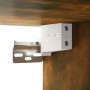 Mueble con espejo y LED color roble ahumado 91x15x76,5 cm de vidaXL, Tocadores de baño - Ref: Foro24-820448, Precio: 78,48 €,...