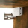 Mueble con espejo y LED color roble ahumado 91x15x76,5 cm de vidaXL, Tocadores de baño - Ref: Foro24-820448, Precio: 77,48 €,...