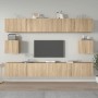 Set de muebles para TV 6 pzas madera contrachapada roble sonoma de vidaXL, Muebles TV - Ref: Foro24-3114368, Precio: 231,06 €...