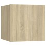 Set de muebles para TV 6 pzas madera contrachapada roble sonoma de vidaXL, Muebles TV - Ref: Foro24-3114368, Precio: 231,06 €...