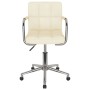 Silla de oficina giratoria de tela color crema en Sillas de oficina | Comprar online en Foru.es