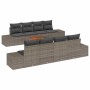 Conjunto de sofás de jardín 9 pcs Gris ratán sintético en Sofás de exterior | Comprar online en Foru.es