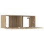 Set de muebles para TV 8 pzas madera contrachapada roble Sonoma de vidaXL, Muebles TV - Ref: Foro24-3114232, Precio: 364,51 €...