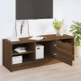 Mueble de TV madera contrachapada roble marrón 102x35,5x36,5 cm de vidaXL, Muebles TV - Ref: Foro24-817086, Precio: 61,86 €, ...