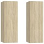 Set de muebles para TV 6 pzas madera contrachapada roble sonoma de vidaXL, Muebles TV - Ref: Foro24-3114464, Precio: 252,62 €...