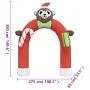 Puerta de arco inflable de Navidad con LED 380 cm de vidaXL, Luces de Navidad - Ref: Foro24-345321, Precio: 64,77 €, Descuent...
