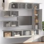 Set de muebles de TV 7 pzas madera contrachapada gris hormigón de vidaXL, Muebles TV - Ref: Foro24-3114561, Precio: 292,07 €,...