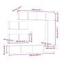 Set de muebles de TV 7 pzas madera contrachapada gris hormigón de vidaXL, Muebles TV - Ref: Foro24-3114561, Precio: 292,07 €,...