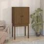 Aparador alto madera maciza de pino marrón miel 60x40x120 cm de vidaXL, Aparadores - Ref: Foro24-821747, Precio: 87,74 €, Des...