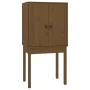 Aparador alto madera maciza de pino marrón miel 60x40x120 cm de vidaXL, Aparadores - Ref: Foro24-821747, Precio: 87,74 €, Des...