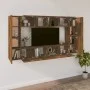 Set de muebles de TV 8 pzas madera contrachapada roble ahumado de vidaXL, Muebles TV - Ref: Foro24-3114291, Precio: 220,89 €,...
