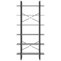 Estantería madera contrachapada gris Sonoma 100x30x210 cm de vidaXL, Librerías y estanterías - Ref: Foro24-821325, Precio: 68...