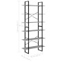 Estantería madera contrachapada gris Sonoma 100x30x210 cm de vidaXL, Librerías y estanterías - Ref: Foro24-821325, Precio: 68...