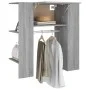 Mueble de recibidor madera ingeniería gris Sonoma 97,5x37x99 cm de vidaXL, Taquillas y armarios de almacenamiento - Ref: Foro...