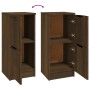 Aparadores 2 uds madera contrachapada marrón roble30x30x70 cm de vidaXL, Aparadores - Ref: Foro24-817023, Precio: 63,53 €, De...