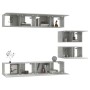 Set de muebles de TV 6 pzas madera contrachapada gris hormigón de vidaXL, Muebles TV - Ref: Foro24-3114601, Precio: 217,05 €,...