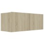 Set de muebles para TV 6 pzas madera contrachapada roble sonoma de vidaXL, Muebles TV - Ref: Foro24-3114456, Precio: 202,22 €...
