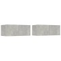 Set de muebles de TV 6 pzas madera contrachapada gris hormigón de vidaXL, Muebles TV - Ref: Foro24-3114609, Precio: 266,19 €,...