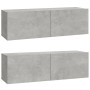 Set de muebles de TV 6 pzas madera contrachapada gris hormigón de vidaXL, Muebles TV - Ref: Foro24-3114609, Precio: 266,19 €,...