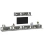 Set de muebles de TV 6 pzas madera contrachapada gris hormigón de vidaXL, Muebles TV - Ref: Foro24-3114609, Precio: 266,19 €,...