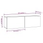 Set de muebles de TV 6 pzas madera contrachapada gris hormigón de vidaXL, Muebles TV - Ref: Foro24-3114609, Precio: 266,19 €,...