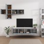 Set de muebles para TV 7 pzas madera contrachapada gris Sonoma de vidaXL, Muebles TV - Ref: Foro24-3114516, Precio: 193,91 €,...
