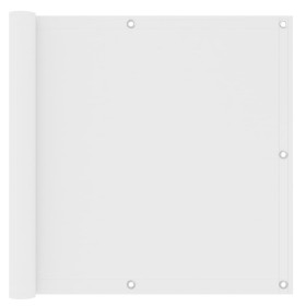 Toldo para balcón tela oxford blanco 90x600 cm en Sombrillas | Comprar online en Foru.es