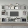 Set de muebles de TV 6 pzas madera contrachapada gris hormigón de vidaXL, Muebles TV - Ref: Foro24-3114369, Precio: 219,72 €,...