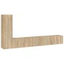 Set de muebles para TV 3 pzas madera contrachapada roble sonoma de vidaXL, Muebles TV - Ref: Foro24-3114320, Precio: 150,48 €...