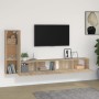Set de muebles para TV 3 pzas madera contrachapada roble sonoma de vidaXL, Muebles TV - Ref: Foro24-3114320, Precio: 150,48 €...