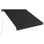 Toldo retráctil manual con LED gris antracita 300x250 cm en Toldos | Comprar online en Foru.es