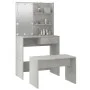 Juego de tocador con LED madera contrachapada gris hormigón by vidaXL, Bedroom Dressers - Ref: Foro24-3114110, Price: 107,77 ...