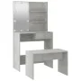 Juego de tocador con LED madera contrachapada gris hormigón by vidaXL, Bedroom Dressers - Ref: Foro24-3114110, Price: 107,77 ...
