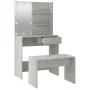 Juego de tocador con LED madera contrachapada gris hormigón by vidaXL, Bedroom Dressers - Ref: Foro24-3114110, Price: 107,77 ...