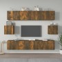 Set de muebles de TV 6 pzas madera contrachapada roble ahumado de vidaXL, Muebles TV - Ref: Foro24-3114363, Precio: 159,53 €,...