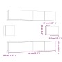 Set de muebles de TV 6 pzas madera contrachapada roble ahumado de vidaXL, Muebles TV - Ref: Foro24-3114363, Precio: 159,53 €,...